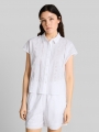 Tom Tailor Bluse mit Lochstickerei - White Tom Tailor Bluse mit Lochstickerei - White