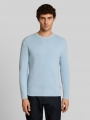 Tom Tailor Strickpullover aus Baumwolle - Light Metal Blue