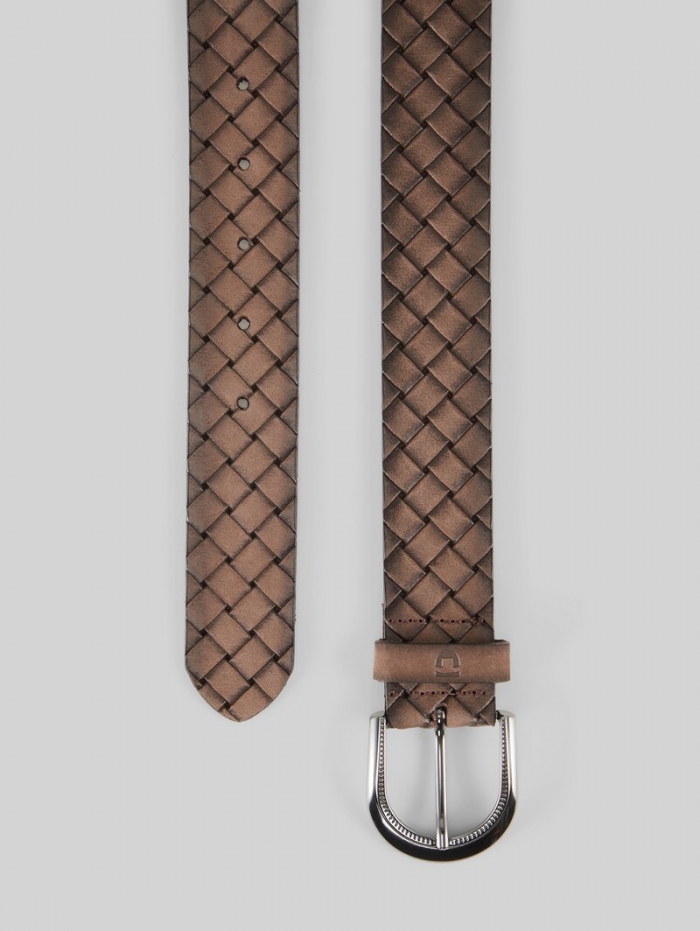 Tom Tailor TTMARTHA Flechtgürtel aus Leder - Brown Uni Tom Tailor TTMARTHA Flechtgürtel aus Leder - Brown Uni