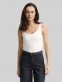 Tom Tailor Basic Slim Fit Top - Whisper White Tom Tailor Basic Slim Fit Top - Whisper White