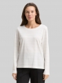 Tom Tailor Langarmshirt mit Glitzer-Streifenmuster - White Stripe With Lurex Tom Tailor Langarmshirt mit Glitzer-Streifenmuster - White Stripe With Lurex