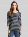 Tom Tailor Langarmshirt mit Streifenmuster - Navy Blue Offwhite Stripe Tom Tailor Langarmshirt mit Streifenmuster - Navy Blue Offwhite Stripe