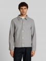 Tom Tailor Relaxed Fit Jacke mit Druckknöpfen - Medium Silver Grey Melange Tom Tailor Relaxed Fit Jacke mit Druckknöpfen - Medium Silver Grey Melange