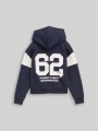 Tom Tailor Oversize Hoodie Sweatshirt mit Rückenprint - Parisien Night Blue Tom Tailor Oversize Hoodie Sweatshirt mit Rückenprint - Parisien Night Blue