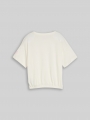 Tom Tailor T-Shirt mit Stickerei - Wool White