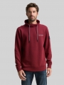 Tom Tailor Snood Sweatshirt mit Logo-Details - Red Navy Grindle Structure Tom Tailor Snood Sweatshirt mit Logo-Details - Red Navy Grindle Structure