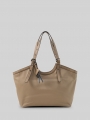 Tom Tailor TTARTEMISA L Shopper mit Anhänger - Taupe / Taupe