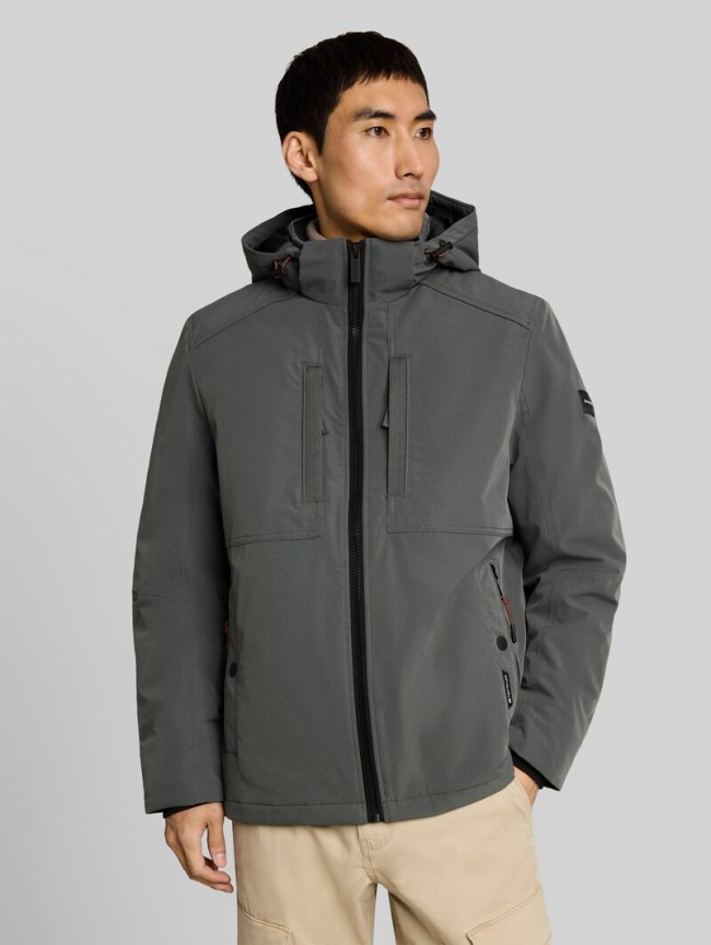 Tom Tailor Funktionsjacke mit abnehmbarer Kapuze - Darkest Olive Tom Tailor Funktionsjacke mit abnehmbarer Kapuze - Darkest Olive
