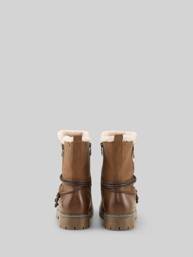 Tom Tailor Wasserfeste Stiefel mit Fütterung - Cognac Tom Tailor Wasserfeste Stiefel mit Fütterung - Cognac