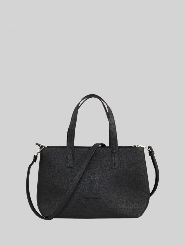 Tom Tailor TTMARLA Shopper mit kleiner Logo-Prägung - Schwarz / Black Tom Tailor TTMARLA Shopper mit kleiner Logo-Prägung - Schwarz / Black
