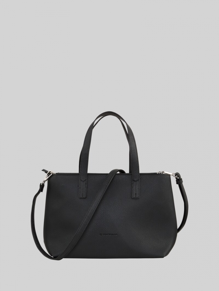 Tom Tailor TTMARLA Shopper mit kleiner Logo-Prägung - Schwarz / Black Tom Tailor TTMARLA Shopper mit kleiner Logo-Prägung - Schwarz / Black