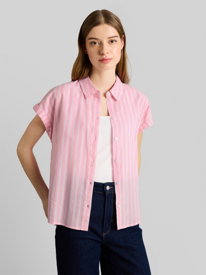Tom Tailor Bluse mit Streifenmuster - Blush Pink Stripe Tom Tailor Bluse mit Streifenmuster - Blush Pink Stripe
