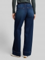 Tom Tailor TTLUNA WIDE Jeans mit Gürtel - Clean Dark Stone Blue Denim Tom Tailor TTLUNA WIDE Jeans mit Gürtel - Clean Dark Stone Blue Denim