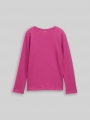 Tom Tailor Langarmshirt mit Print - Smooth Magenta Tom Tailor Langarmshirt mit Print - Smooth Magenta