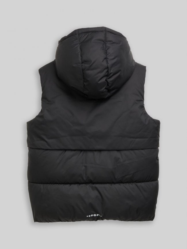 Tom Tailor Steppweste mit Kapuze - Black Tom Tailor Steppweste mit Kapuze - Black