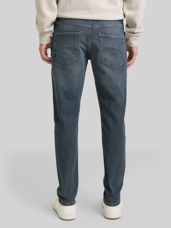 Tom Tailor TTBRYDEN TAPERED Jeans - Mid Stone Blue Grey Denim Tom Tailor TTBRYDEN TAPERED Jeans - Mid Stone Blue Grey Denim