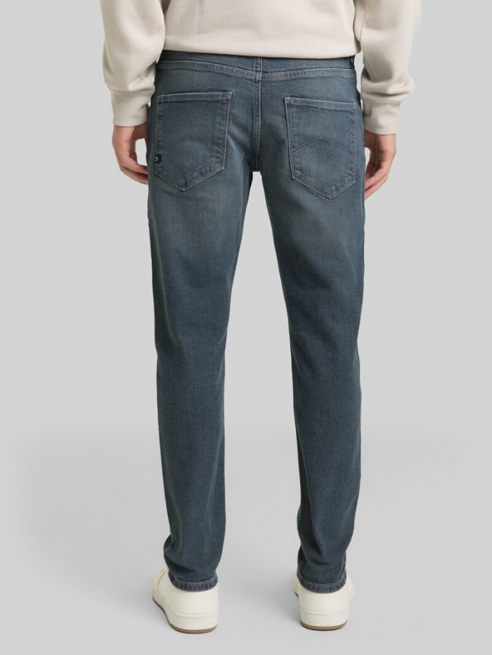 Tom Tailor TTBRYDEN TAPERED Jeans - Mid Stone Blue Grey Denim Tom Tailor TTBRYDEN TAPERED Jeans - Mid Stone Blue Grey Denim