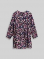 Tom Tailor Mini-Kleid mit Blumenmuster - Blue Multicolor Flower Print Tom Tailor Mini-Kleid mit Blumenmuster - Blue Multicolor Flower Print