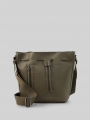 Tom Tailor TTANALISA Beuteltasche mit Logo-Prägung - Khaki / Khaki Tom Tailor TTANALISA Beuteltasche mit Logo-Prägung - Khaki / Khaki