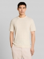Tom Tailor Strickpullover mit Rippstruktur - Gardenia White Tom Tailor Strickpullover mit Rippstruktur - Gardenia White