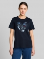 Tom Tailor T-Shirt mit Print - Real Navy Blue Tom Tailor T-Shirt mit Print - Real Navy Blue