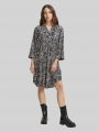 Tom Tailor Kleid mit Muster - Navy Abstract Dot Design