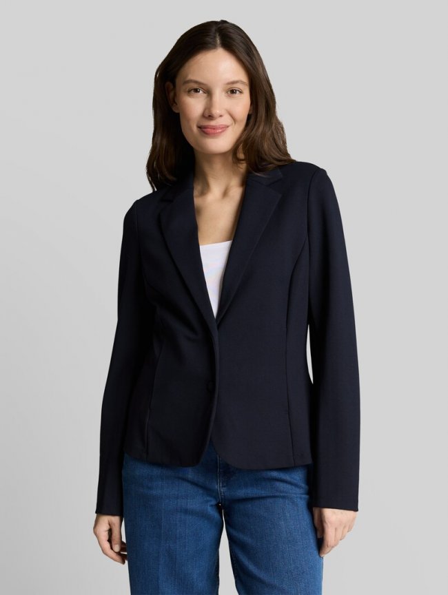 Tom Tailor Slim Fit Blazer mit Eingriffstaschen - Sky Captain Blue Tom Tailor Slim Fit Blazer mit Eingriffstaschen - Sky Captain Blue