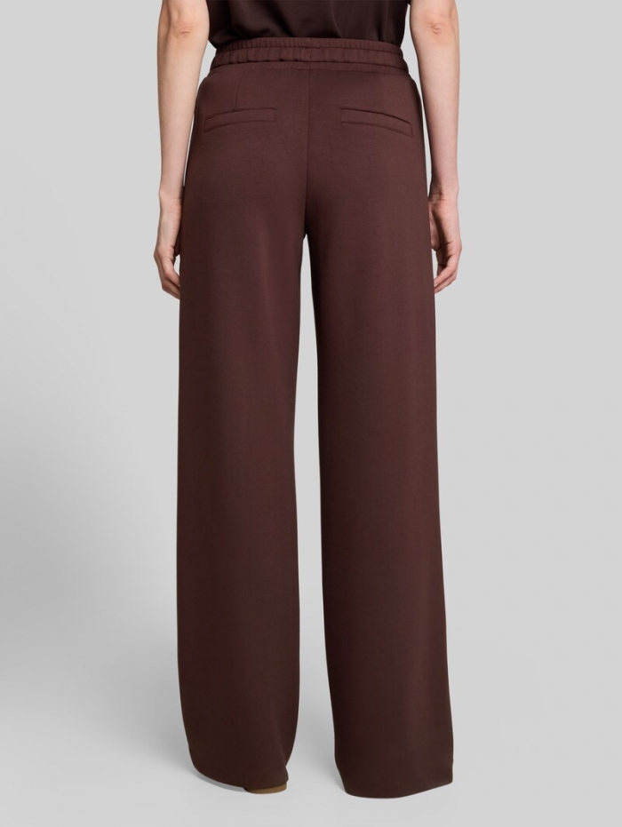 Tom Tailor Wide Leg Scuba Hose - Java Dark Brown