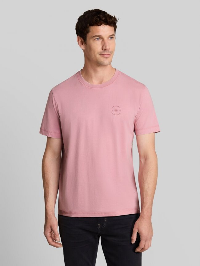 Tom Tailor T-Shirt mit Logo-Print - Dusty Rose Tom Tailor T-Shirt mit Logo-Print - Dusty Rose
