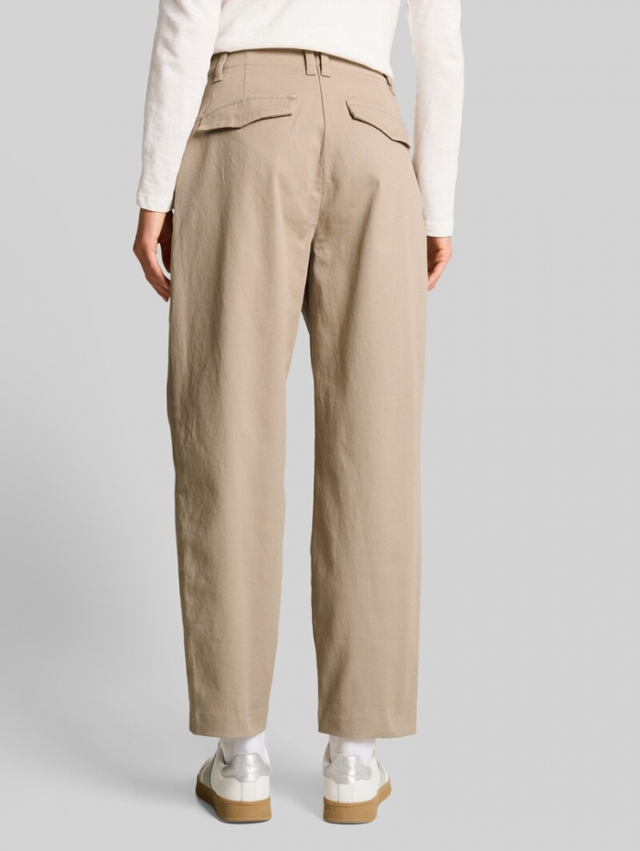 Tom Tailor Cropped Barrel Hose - Soft Taupe Grey Tom Tailor Cropped Barrel Hose - Soft Taupe Grey