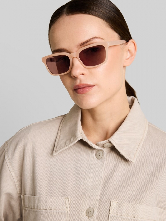 Tom Tailor Cat-Eye Sonnenbrille mit Verlaufsgläsern UV400 - Red / Rose / Violet