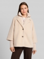 Tom Tailor Cosy Cape Jacke im 2-in-1-Look - Cold Beige Tom Tailor Cosy Cape Jacke im 2-in-1-Look - Cold Beige