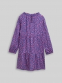 Tom Tailor Mini-Kleid mit Allover-Print - Dark Blue Pink Heart Tom Tailor Mini-Kleid mit Allover-Print - Dark Blue Pink Heart