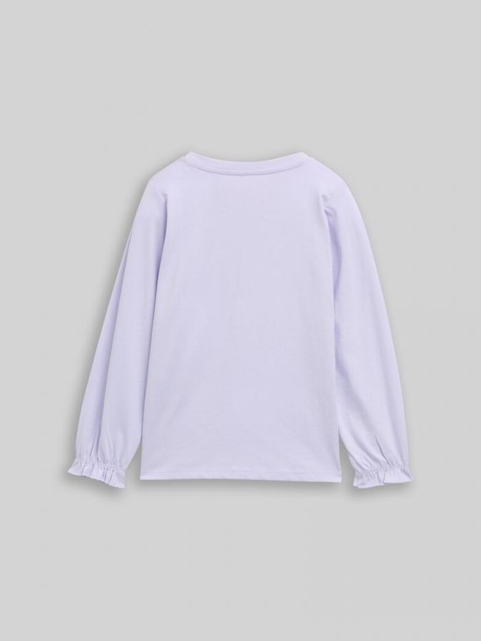 Tom Tailor Langarmshirt mit Wendepailletten - Light Lavender Tom Tailor Langarmshirt mit Wendepailletten - Light Lavender