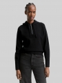 Tom Tailor Hoodie Strickpullover mit Reißverschluss - Deep Black