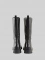 Tom Tailor Gefütterte Stiefel aus Leder - Black Tom Tailor Gefütterte Stiefel aus Leder - Black