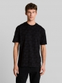 Tom Tailor Relaxed Fit T-Shirt mit Palmenprint - Black Laser Palm Design Tom Tailor Relaxed Fit T-Shirt mit Palmenprint - Black Laser Palm Design