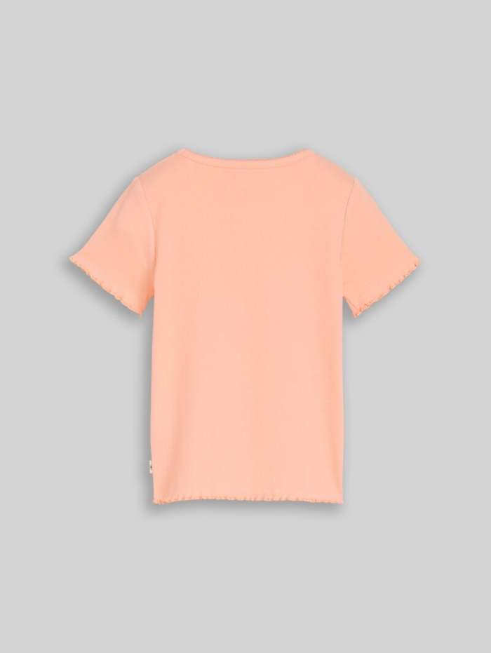 Tom Tailor T-Shirt mit Stickerei - Peach Bloom Tom Tailor T-Shirt mit Stickerei - Peach Bloom