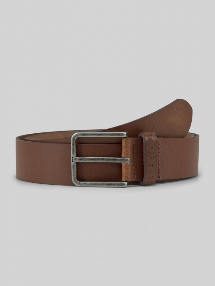 Tom Tailor TTDUSTIN Ledergürtel mit rechteckiger Dornschließe - Light Brown Uni Tom Tailor TTDUSTIN Ledergürtel mit rechteckiger Dornschließe - Light Brown Uni