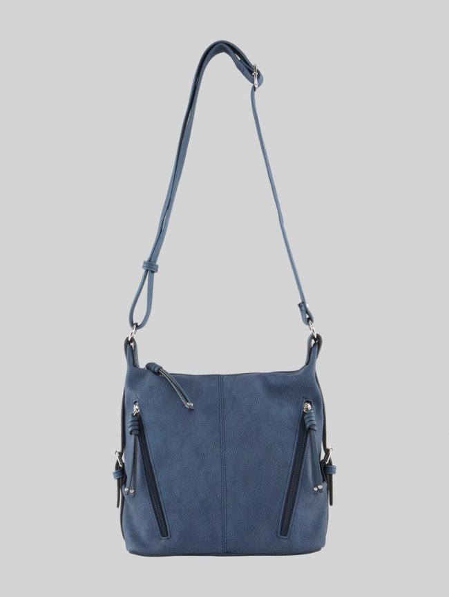 Tom Tailor TTCAIA M Umhängetasche mit Reißverschluss-Details - Dark Blue Tom Tailor TTCAIA M Umhängetasche mit Reißverschluss-Details - Dark Blue