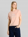 Tom Tailor Loose Fit T-Shirt mit Stickerei - Orange Parfait Tom Tailor Loose Fit T-Shirt mit Stickerei - Orange Parfait