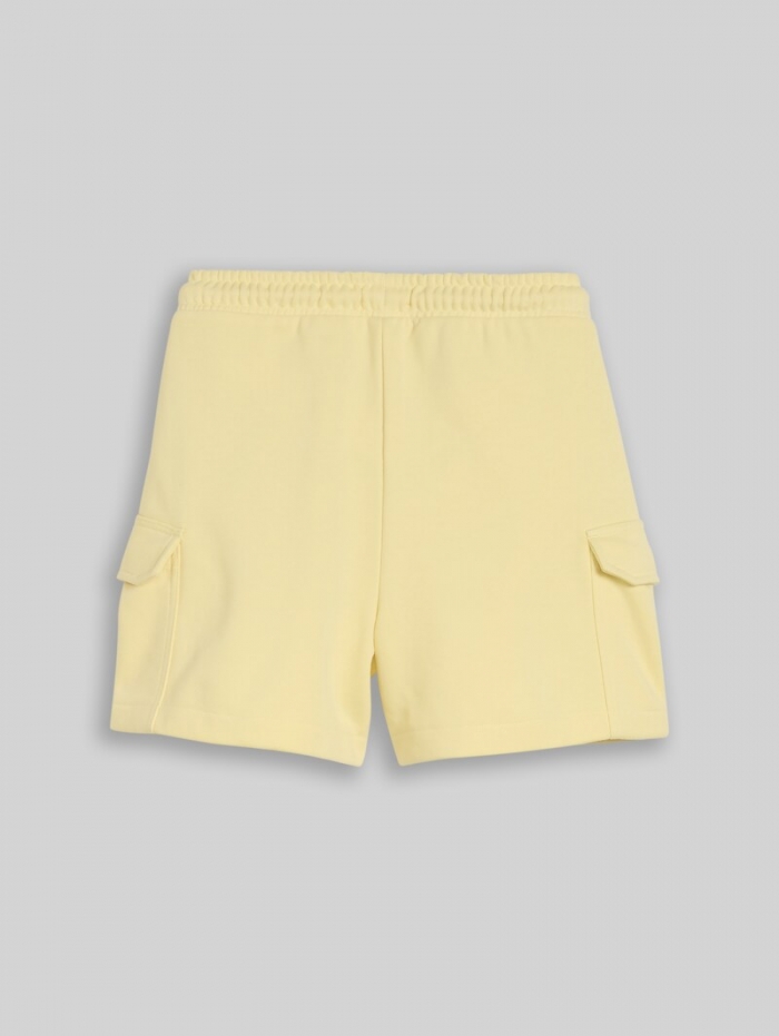 Tom Tailor Cargo Sweat-Shorts - Light Yellow