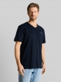 Tom Tailor T-Shirt mit V-Ausschnitt - Sky Captain Blue