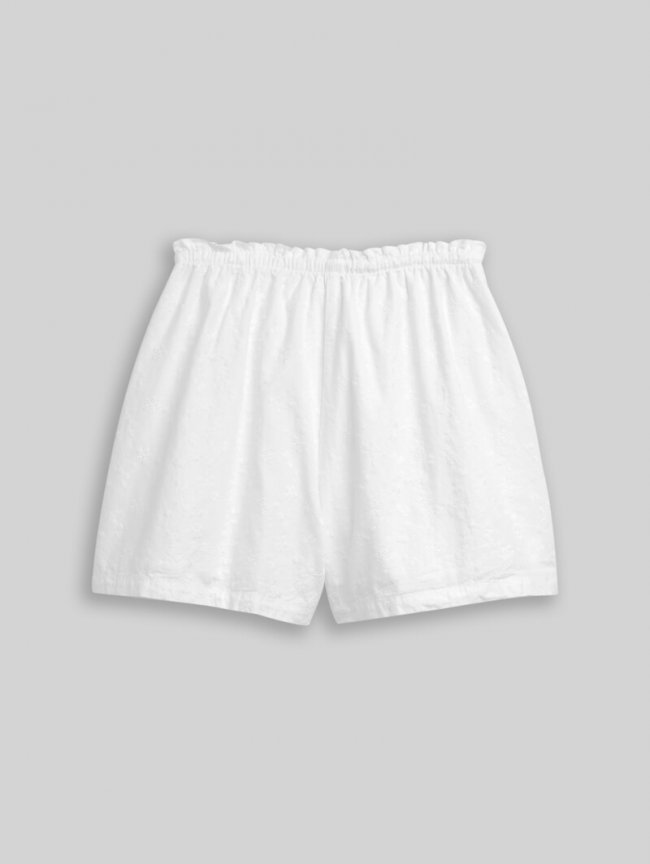 Tom Tailor Shorts mit Lochstickerei - White Tom Tailor Shorts mit Lochstickerei - White
