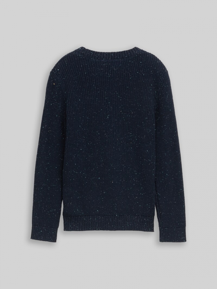 Tom Tailor Strickpullover aus Noppengarn - Sky Captain Blue Tom Tailor Strickpullover aus Noppengarn - Sky Captain Blue