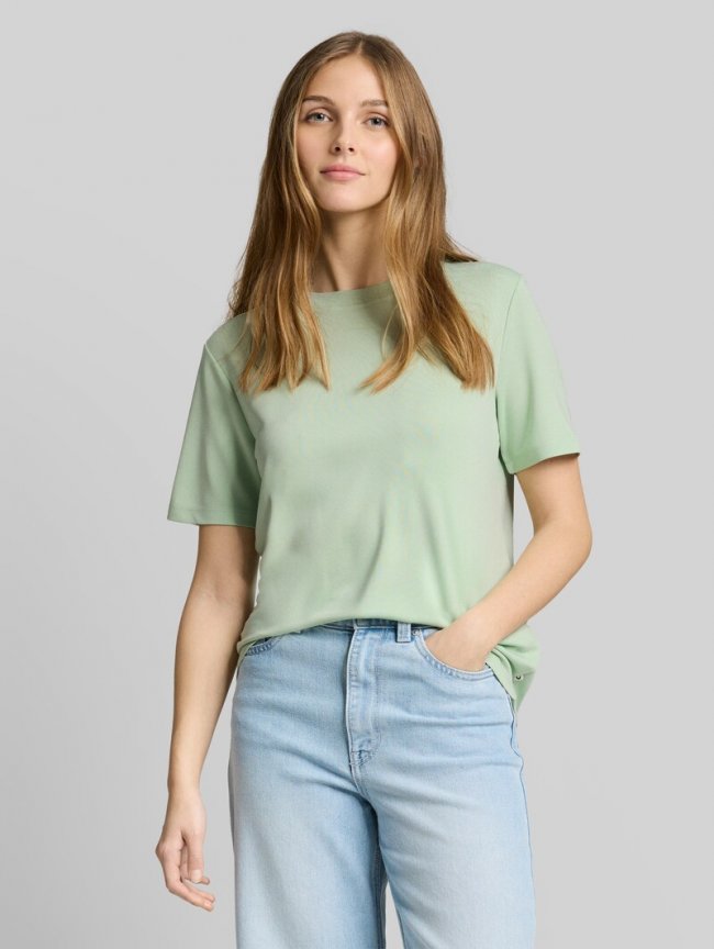 Tom Tailor Loose Fit T-Shirt - Light Matcha Green Tom Tailor Loose Fit T-Shirt - Light Matcha Green