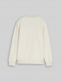 Tom Tailor Sweatshirt mit reflektierendem Print - Greyish White Tom Tailor Sweatshirt mit reflektierendem Print - Greyish White