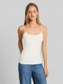 Tom Tailor Basic Trägertop - Off White Tom Tailor Basic Trägertop - Off White