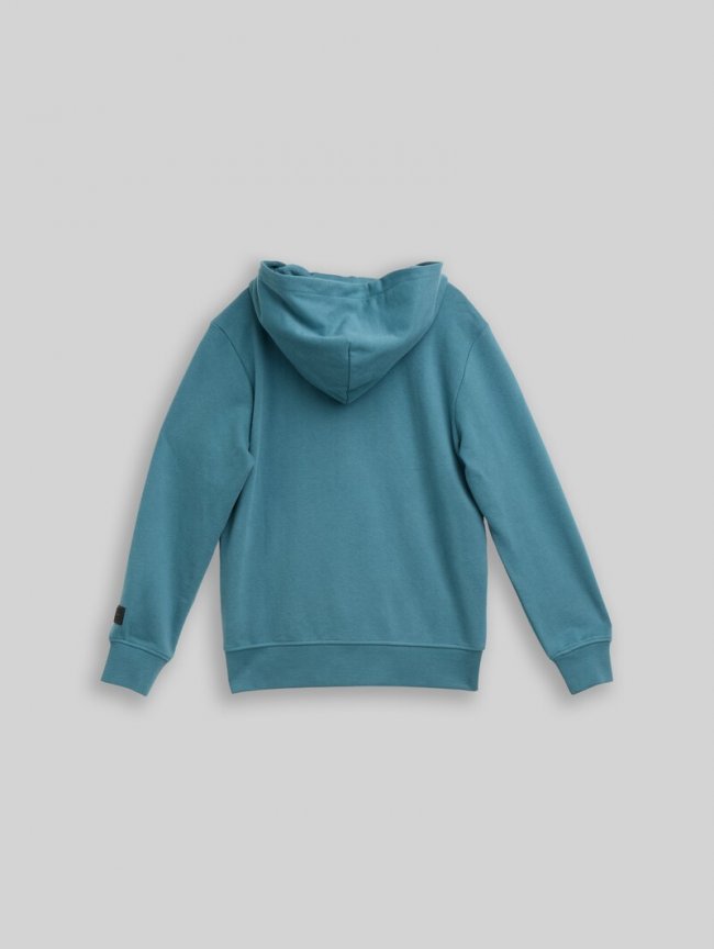 Tom Tailor Basic Hoodie Sweatjacke - Pastel Teal Tom Tailor Basic Hoodie Sweatjacke - Pastel Teal