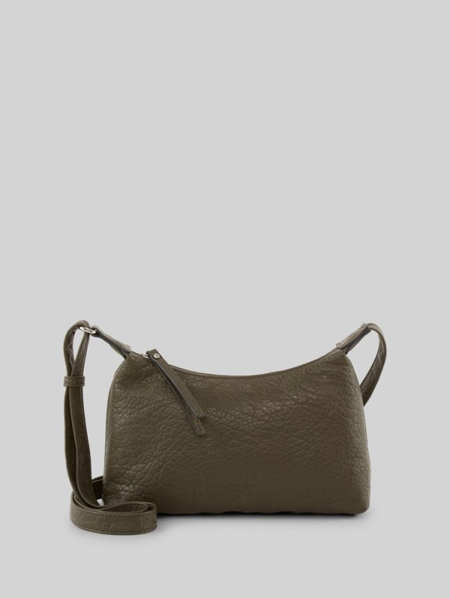 Tom Tailor TTEVELINA S Umhängetasche aus genarbtem Lederimitat - Khaki / Khaki Tom Tailor TTEVELINA S Umhängetasche aus genarbtem Lederimitat - Khaki / Khaki